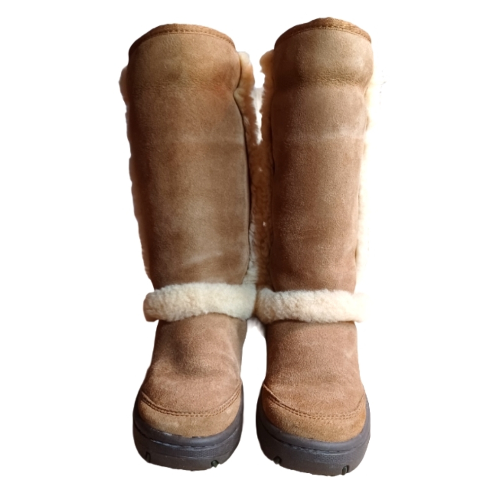 UGG AUSTRALIA SUNBURST SUEDE TALL BOOTS SIZE 5